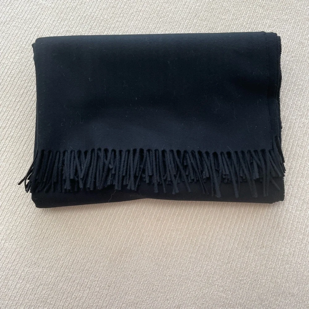Vintage RICHEL Paris Wool Scarf 74”x58”